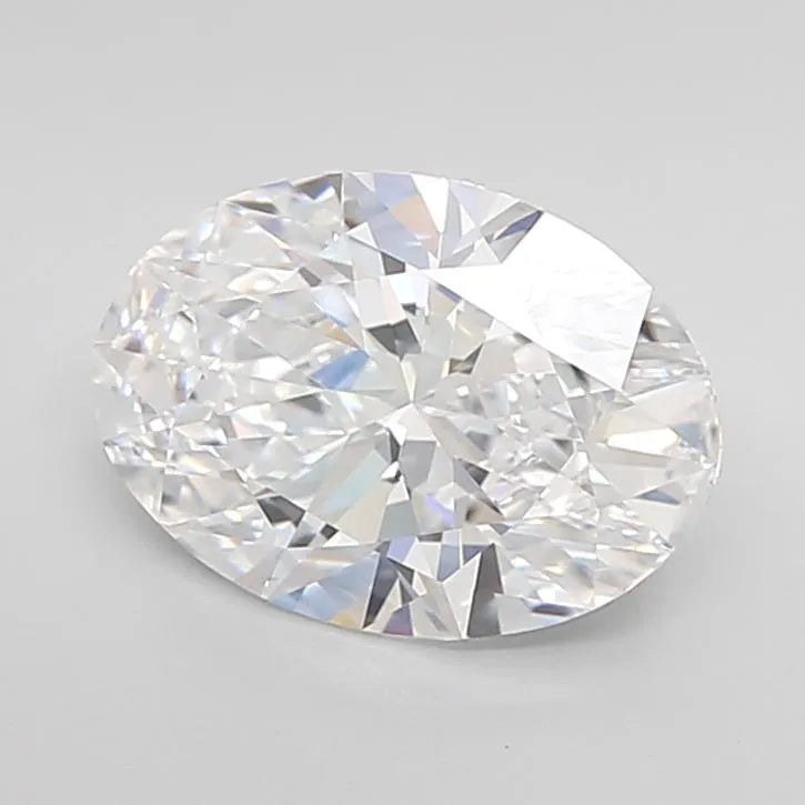 2.12ct Oval Lab Grown Diamond (Colour D, Clarity IF, Cut EX, IGI Certified)