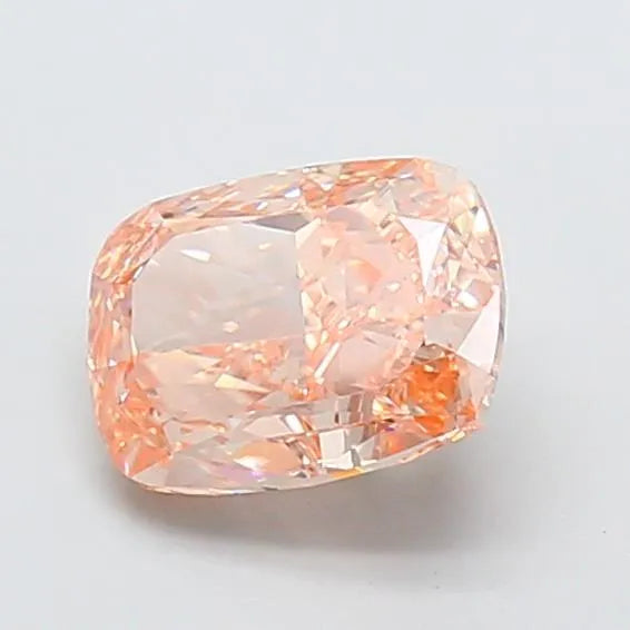 2.13ct Cushion modified Lab Grown Diamond (Colour Fancy Orangey Brown, Clarity VS1, IGI Certified)