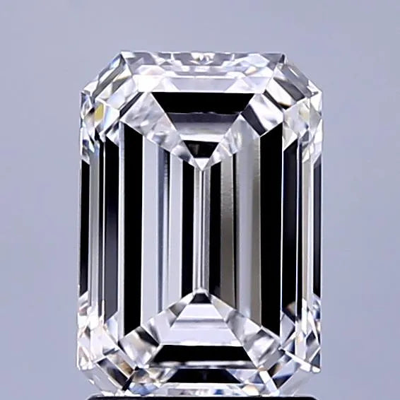 2.13ct Emerald Lab Grown Diamond (Colour D, Clarity VVS1, IGI Certified)