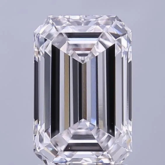 2.13ct Emerald Lab Grown Diamond (Colour F, Clarity VVS1, IGI Certified)