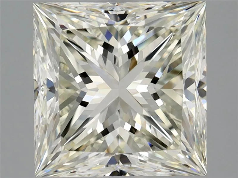 2.13ct Princess Natural Diamond (Colour K, Clarity VVS2, GIA Certified)