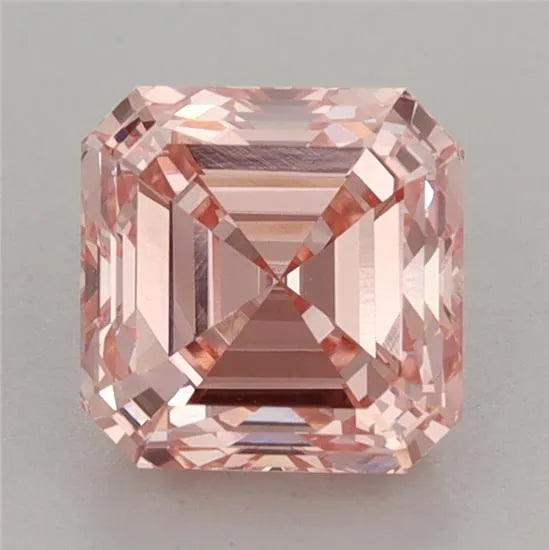 2.14ct Asscher Lab Grown Diamond (Colour Fancy Vivid Pink, Clarity VVS2, IGI Certified)