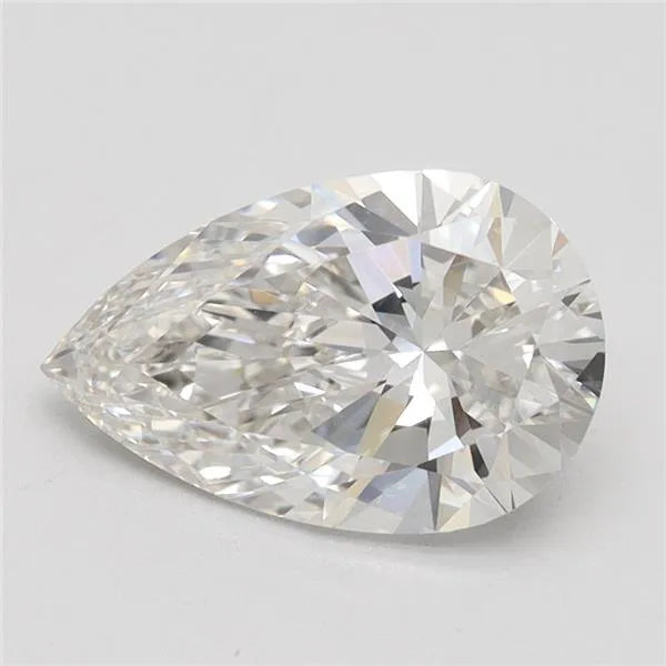 2.14ct Pear Lab Grown Diamond (Colour H, Clarity VVS2, IGI Certified)