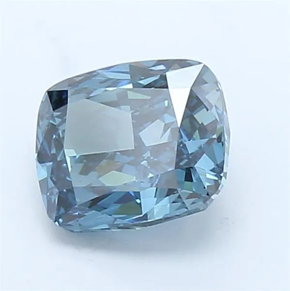 2.15ct Cushion brilliant Lab Grown Diamond (Colour Fancy Blue, Clarity VS1, Uncertified)