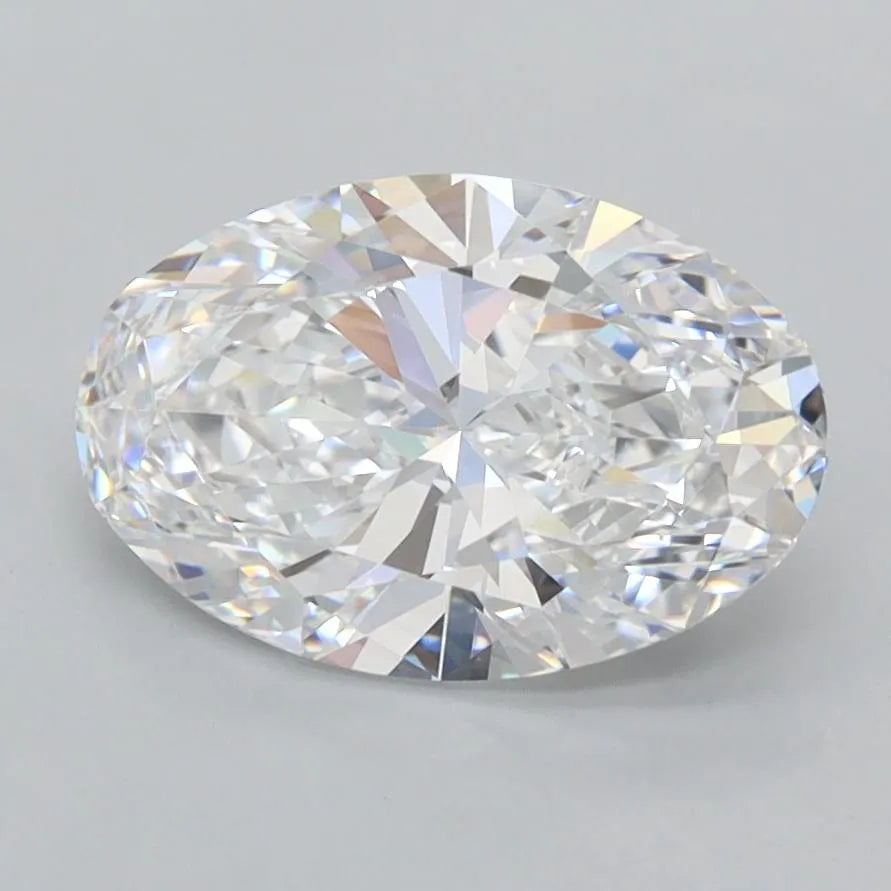2.15ct Oval Lab Grown Diamond (Colour D, Clarity FL, IGI Certified)