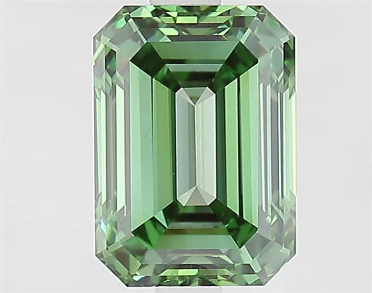 2.16ct Emerald Lab Grown Diamond (Colour Fancy Vivid Green, Clarity VS1, IGI Certified)