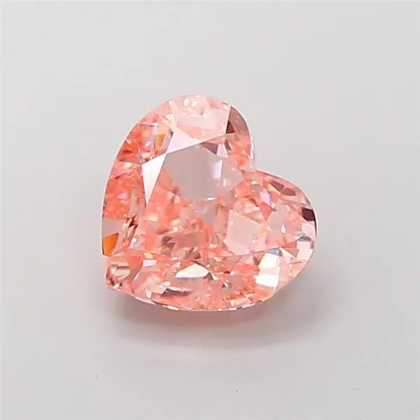 2.18ct Heart Lab Grown Diamond (Colour Fancy Intense Pink, Clarity VVS2, IGI Certified)