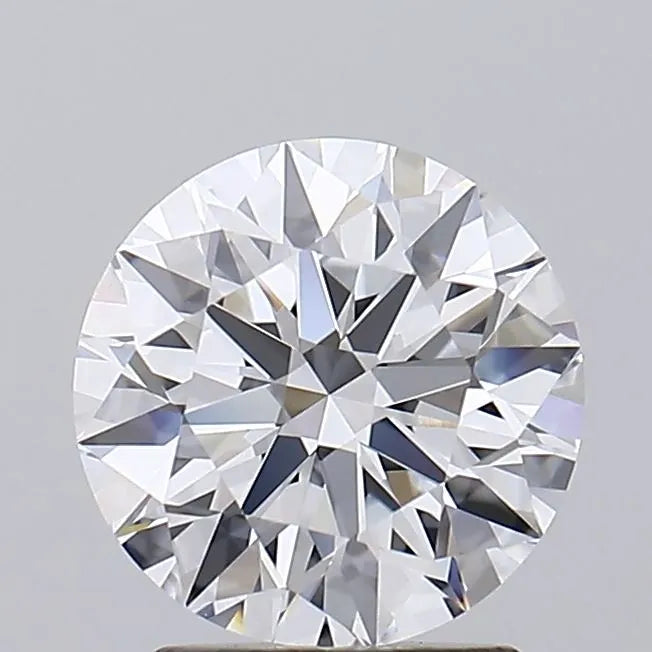 2.18ct Round Lab Grown Diamond (Colour D, Clarity IF, Cut ID, IGI Certified)
