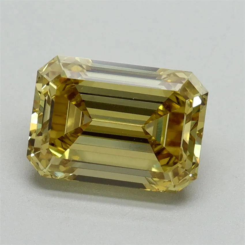 2.19ct Emerald Lab Grown Diamond (Colour Fancy Intense Yellow, Clarity VVS2, IGI Certified)