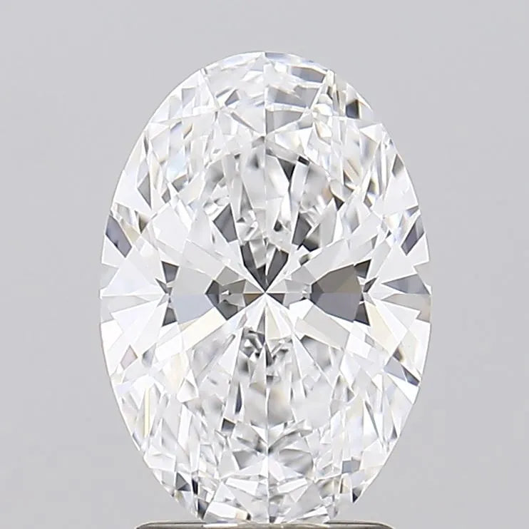 2.20ct Oval Lab Grown Diamond (Colour D, Clarity IF, IGI Certified)