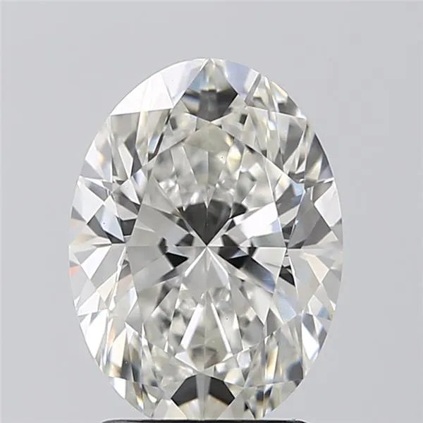 2.20ct Oval Lab Grown Diamond (Colour G, Clarity VVS2, GIA Certified)