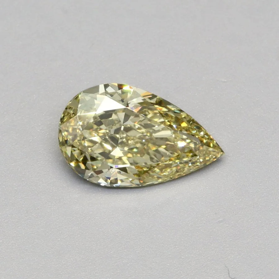 2.20ct Pear Lab Grown Diamond (Colour Fancy Intense Yellow, Clarity VS1, IGI Certified)