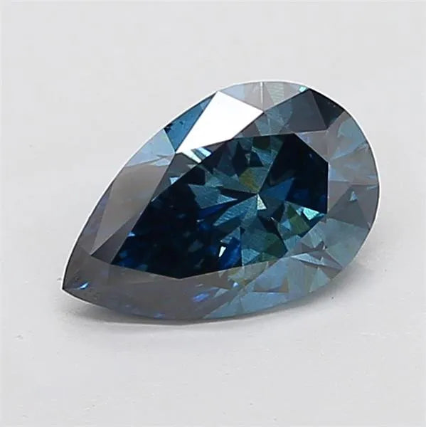 2.20ct Pear Lab Grown Diamond (Colour Fancy Vivid Blue, Clarity VS2, Uncertified)