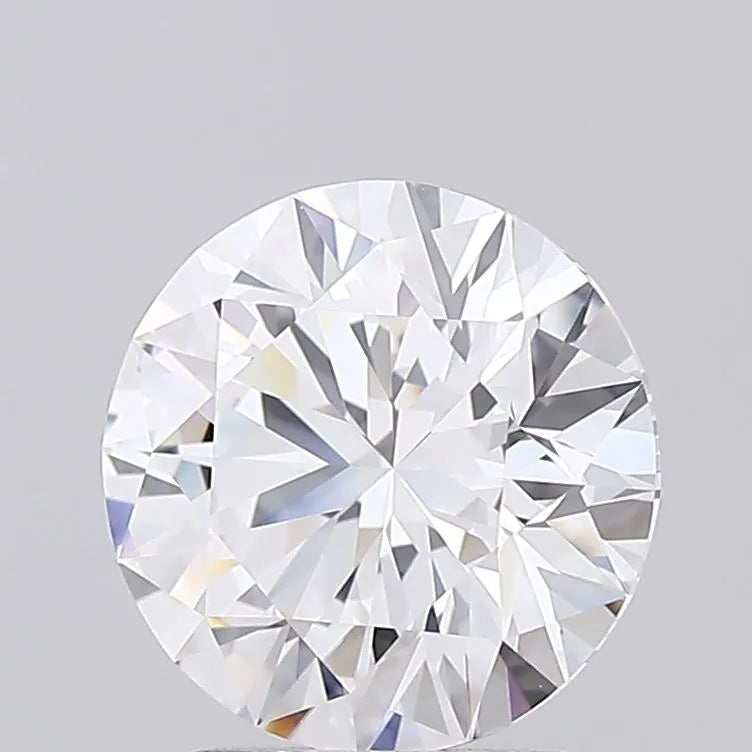 2.20ct Round Lab Grown Diamond (Colour D, Clarity FL, Cut ID, IGI Certified)