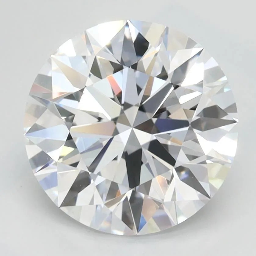 2.20ct Round Lab Grown Diamond (Colour D, Clarity IF, Cut ID, IGI Certified)