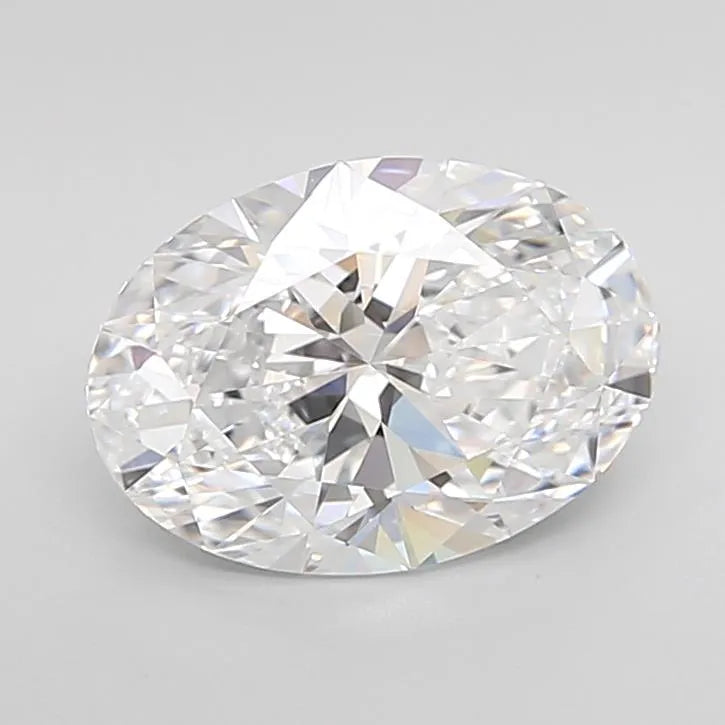 2.21ct Oval Lab Grown Diamond (Colour D, Clarity IF, Cut EX, IGI Certified)