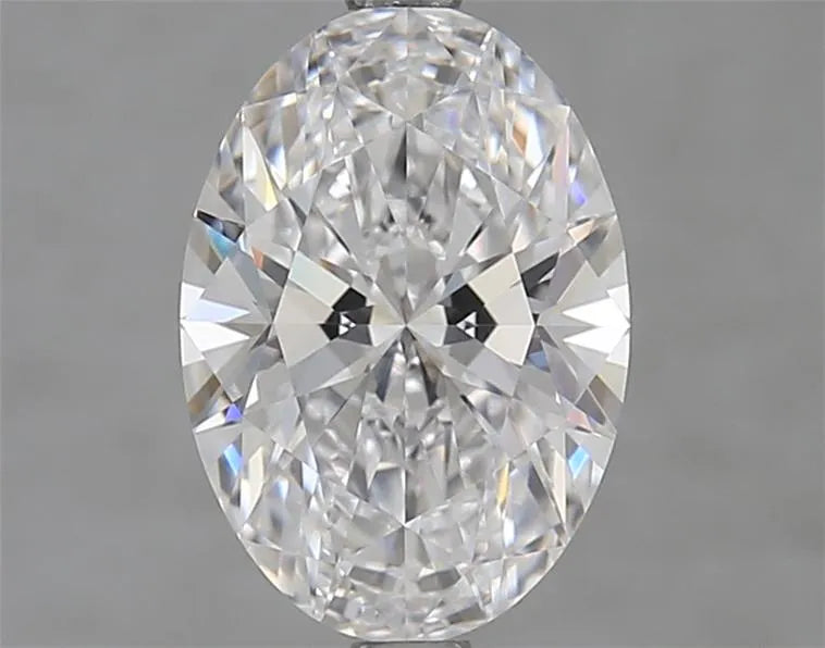 2.21ct Oval Lab Grown Diamond (Colour D, Clarity IF, Cut ID, GCAL Certified)