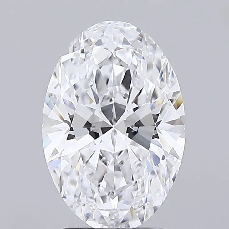 2.21ct Oval Lab Grown Diamond (Colour D, Clarity VVS1, IGI Certified)