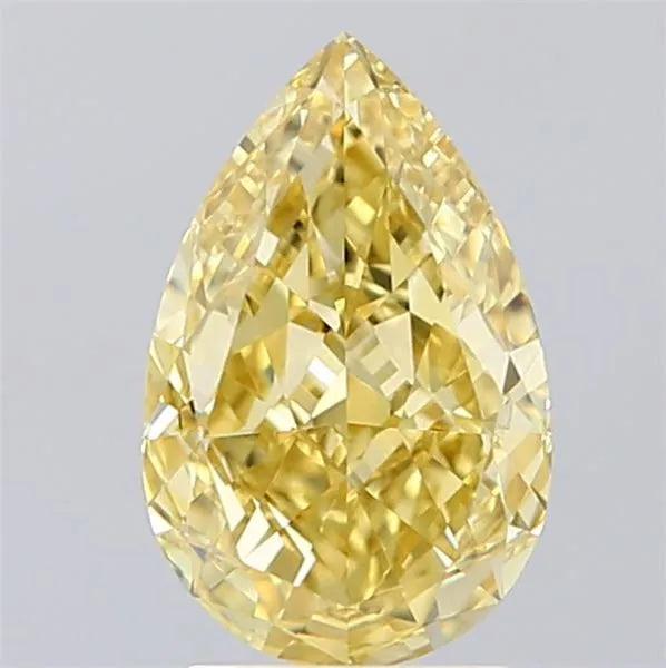 2.21ct Pear Lab Grown Diamond (Colour Fancy Intense Yellow, Clarity VVS2, IGI Certified)