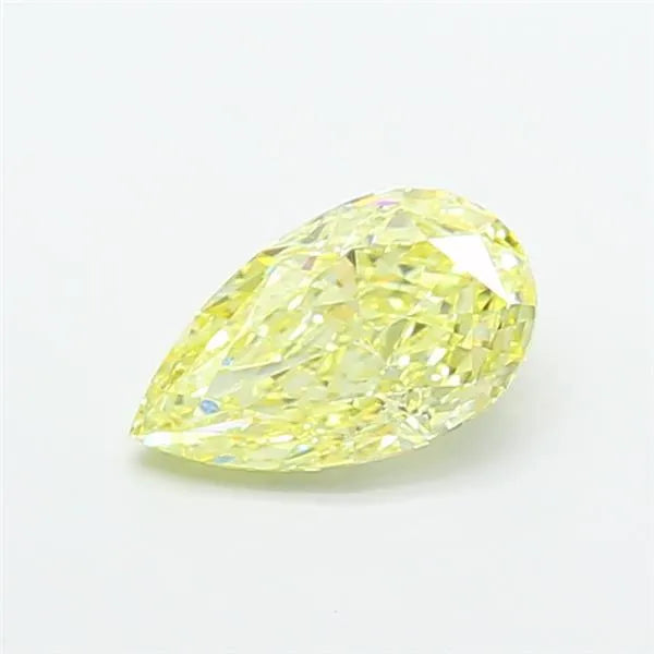 2.21ct Pear Lab Grown Diamond (Colour Fancy Intense Yellow, Clarity VVS2, IGI Certified)