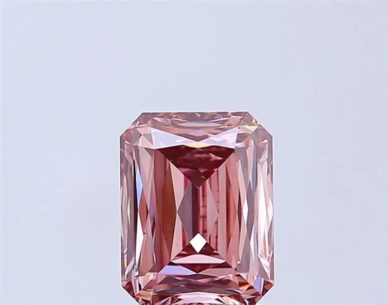 2.21ct Radiant Lab Grown Diamond (Colour Fancy Brown Pink, Clarity VS2, IGI Certified)