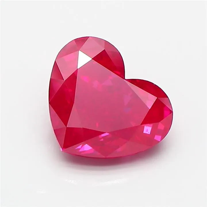 2.22ct Heart Lab Grown Diamond (Colour Fancy Vivid Pink, Clarity VS1, IGI Certified)