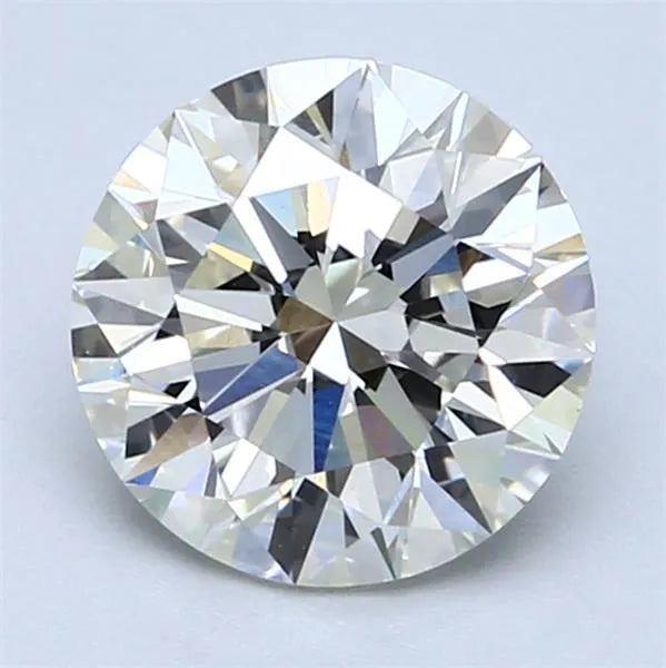 2.23ct Round Natural Diamond (Colour F, Clarity VVS2, Cut EX, EGL Certified)