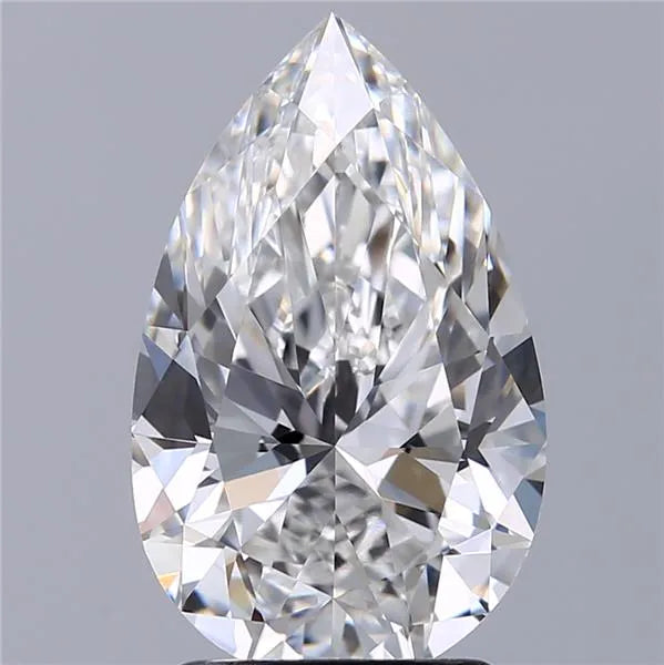 2.25ct Pear Lab Grown Diamond (Colour E, Clarity VVS1, IGI Certified)