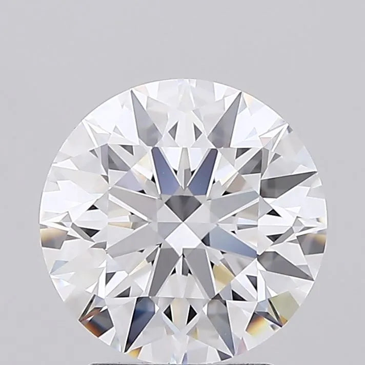 2.25ct Round Lab Grown Diamond (Colour E, Clarity IF, Cut ID, IGI Certified)