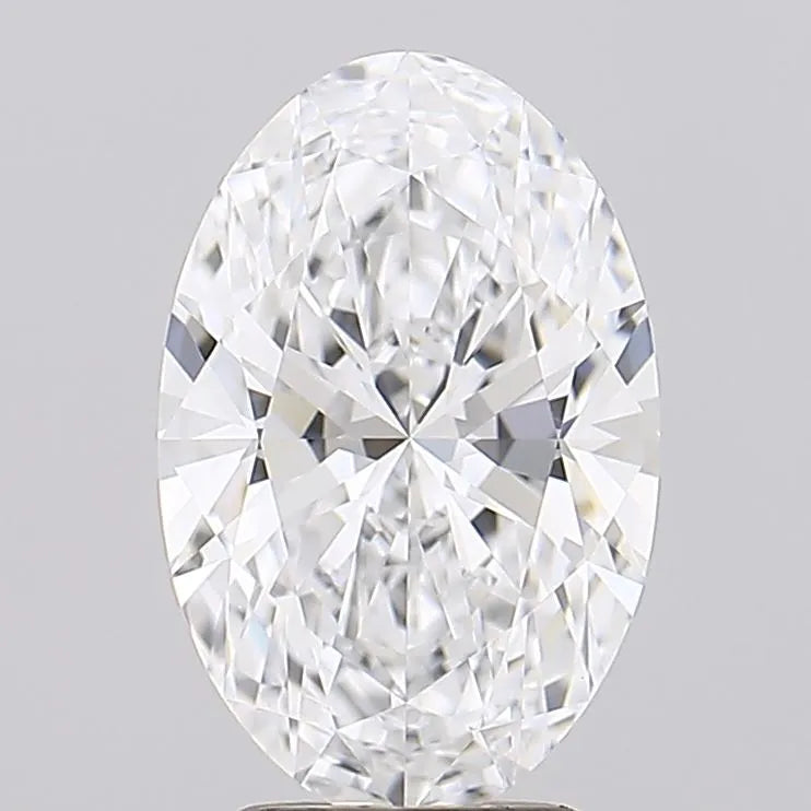 2.26ct Oval Lab Grown Diamond (Colour D, Clarity IF, IGI Certified)