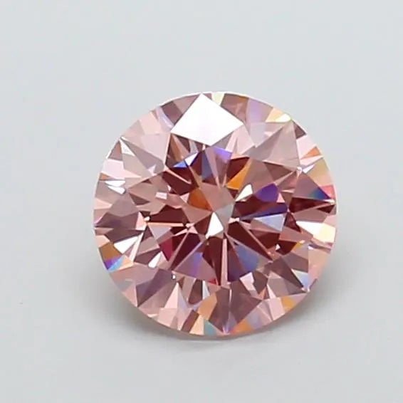 2.26ct Round Lab Grown Diamond (Colour Fancy Intense Pink, Clarity VS1, Cut EX, IGI Certified)