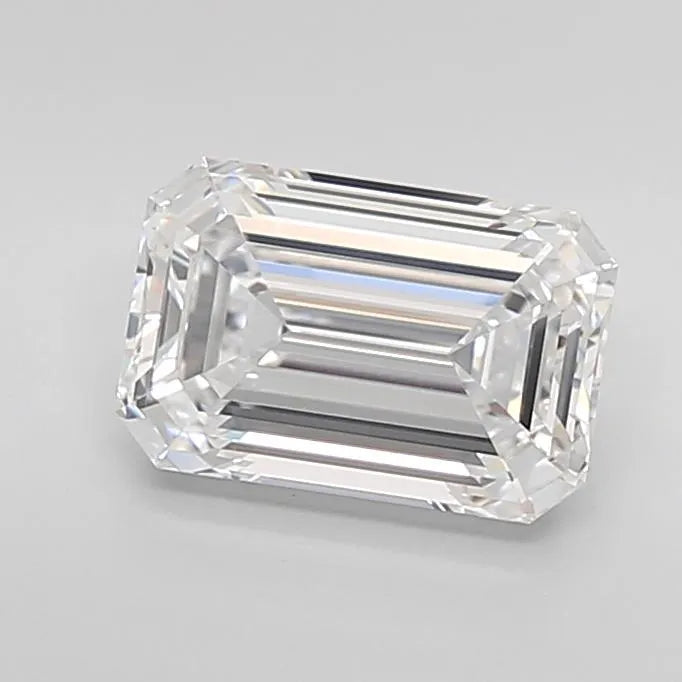 2.28ct Emerald Lab Grown Diamond (Colour D, Clarity IF, Cut EX, IGI Certified)