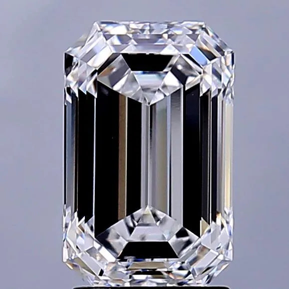 2.28ct Emerald Lab Grown Diamond (Colour D, Clarity VVS2, IGI Certified)