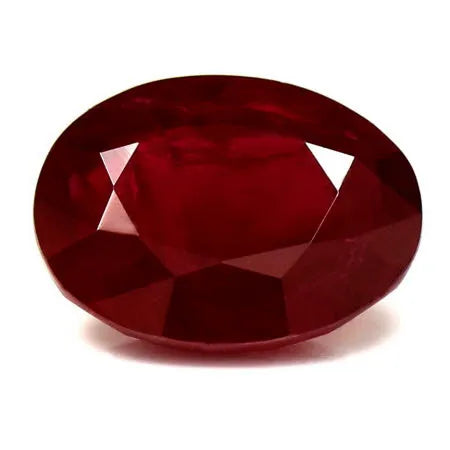 2.29ct Oval Natural Ruby (Colour Red, Clarity Slightly Included, Cut Faceted)