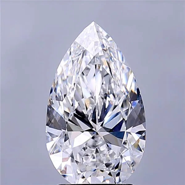 2.30ct Pear Lab Grown Diamond (Colour D, Clarity VVS1, IGI Certified)