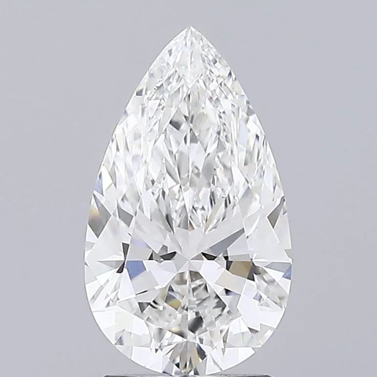 2.30ct Pear Lab Grown Diamond (Colour E, Clarity VVS2, IGI Certified)