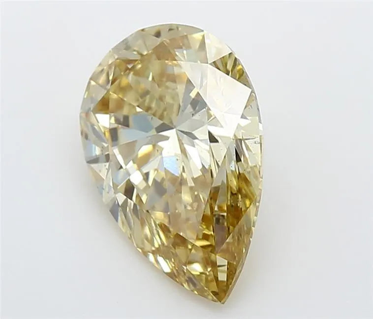2.30ct Pear Lab Grown Diamond (Colour Fancy Intense Yellow, Clarity SI1, IGI Certified)