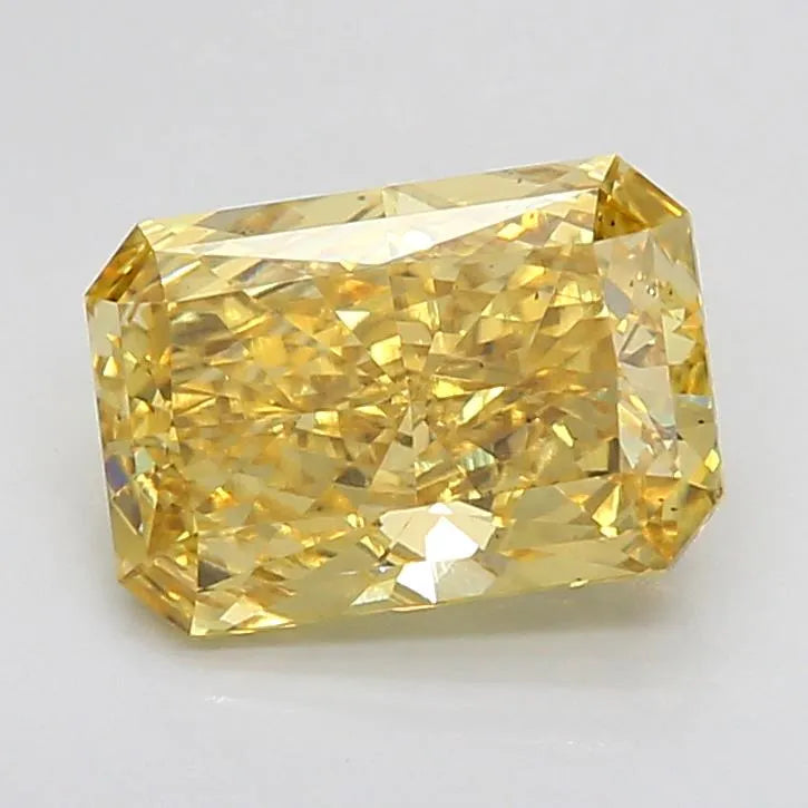 2.32ct Radiant Lab Grown Diamond (Colour Fancy Vivid Yellow, Clarity VS2, IGI Certified)
