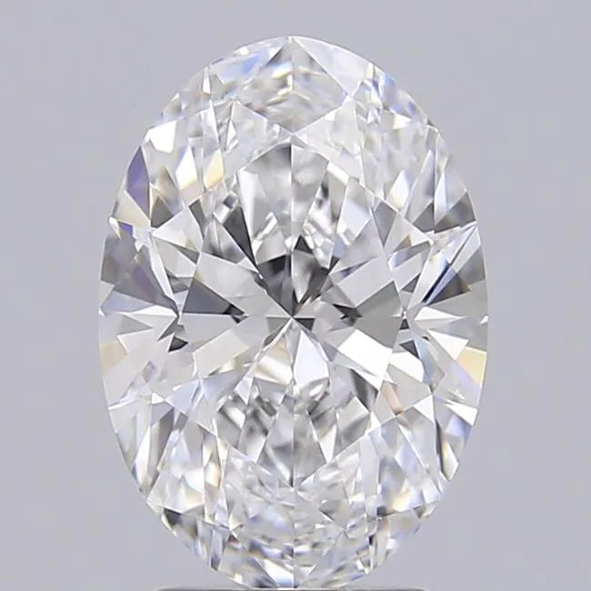 2.33ct Oval Lab Grown Diamond (Colour D, Clarity IF, IGI Certified)