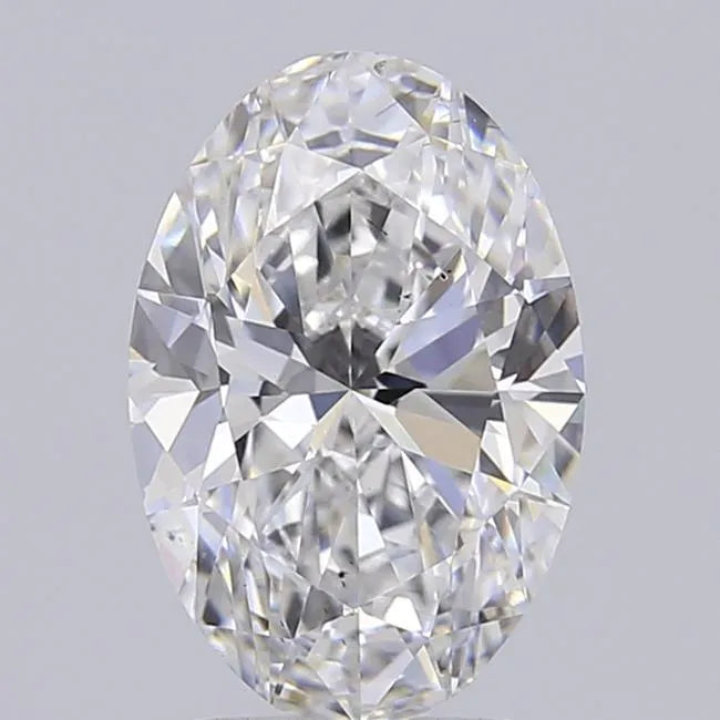 2.33ct Oval Lab Grown Diamond (Colour D, Clarity SI1, IGI Certified)