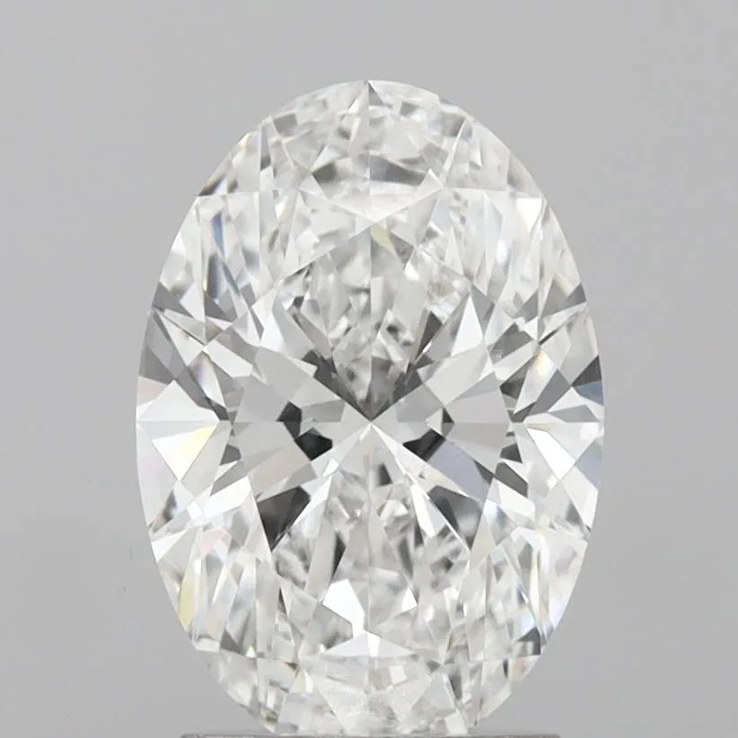 2.33ct Oval Lab Grown Diamond (Colour E, Clarity VVS2, IGI Certified)