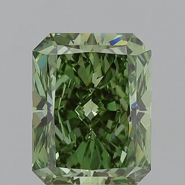 2.33ct Radiant Lab Grown Diamond (Colour Fancy Vivid Green, Clarity VS1, IGI Certified)
