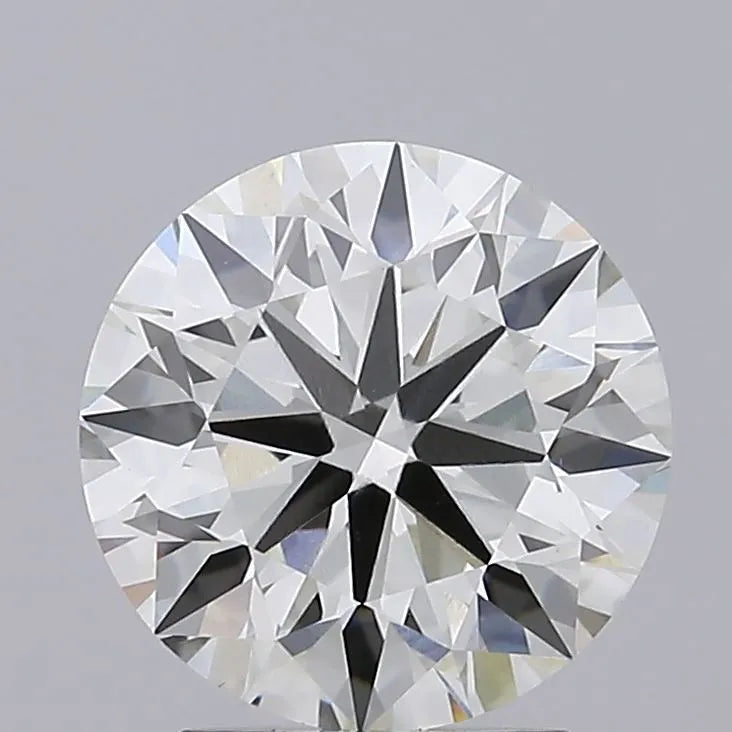 2.33ct Round Lab Grown Diamond (Colour J, Clarity VVS2, Cut EX, IGI Certified)
