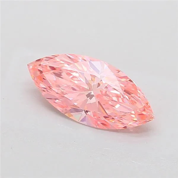 2.34ct Marquise Lab Grown Diamond (Colour Fancy Vivid Pink, Clarity VS1, IGI Certified)