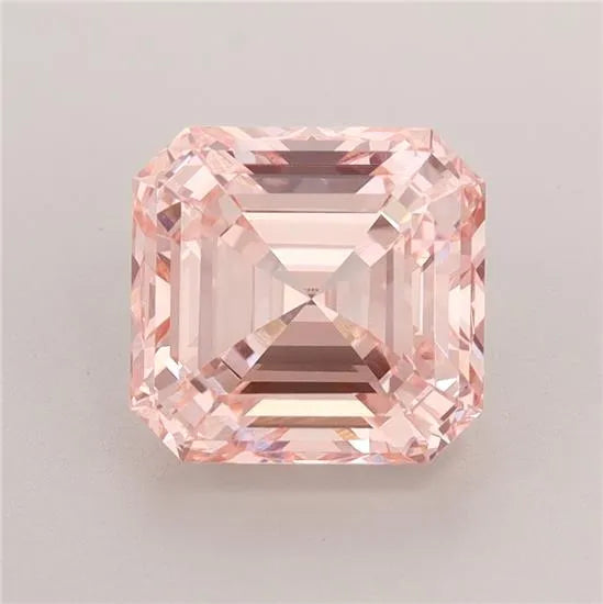 2.34ct Square emerald Lab Grown Diamond (Colour Fancy Intense Pink, Clarity VS1, IGI Certified)