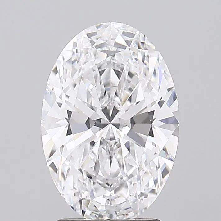 2.35ct Oval Lab Grown Diamond (Colour D, Clarity IF, Cut EX, IGI Certified)