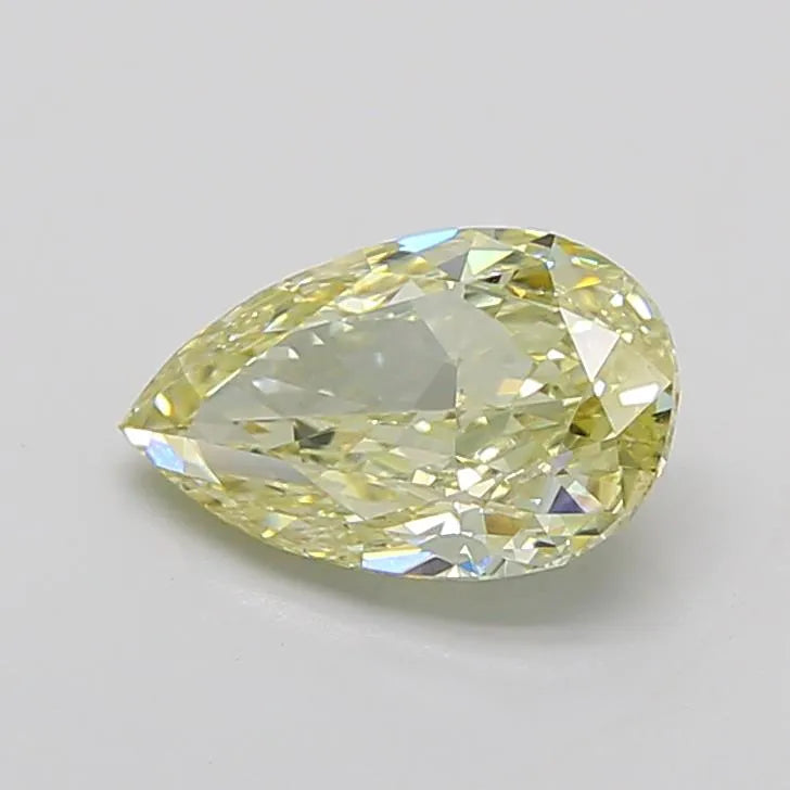 2.36ct Pear Lab Grown Diamond (Colour Fancy Vivid Yellow, Clarity VS1, Uncertified)