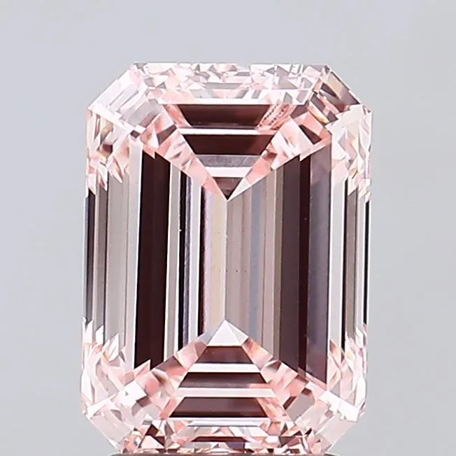 2.38ct Emerald Lab Grown Diamond (Colour Fancy Intense Pink, Clarity VVS2, IGI Certified)