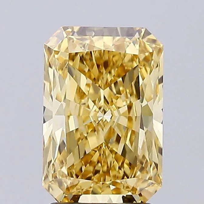 2.38ct Radiant Lab Grown Diamond (Colour Fancy Intense Yellow, Clarity VVS2, IGI Certified)
