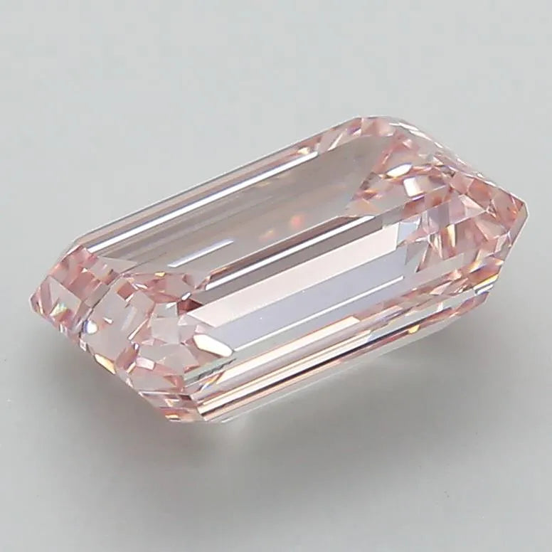 2.39ct Emerald Lab Grown Diamond (Colour Fancy Pink, Clarity SI1, IGI Certified)